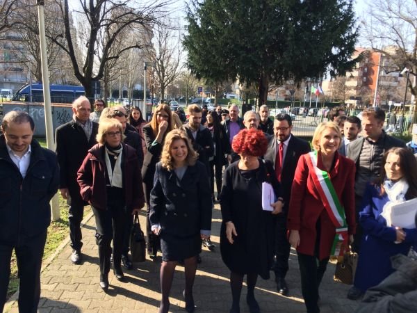 Pioltello visita ministro Istruzione Valeria Fedeli  scuole marzo 2017